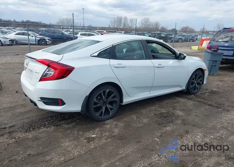2021 Honda Civic Sport из США, поврежденный, VIN 2HGFC2F80MH547976